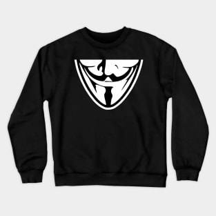 face mask anonymous Crewneck Sweatshirt